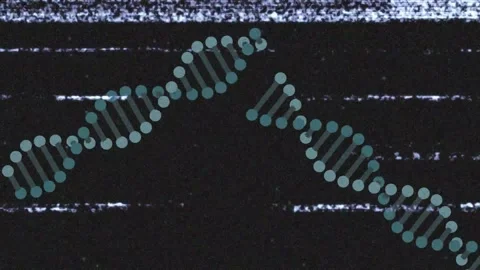 Teal helix being triggered by left node spawn, forming, moving, shifting, Stock Footage 321161835