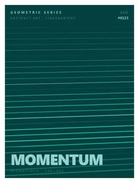 Teal horizontal lines abstract background geometric vector art design. イラスト素材