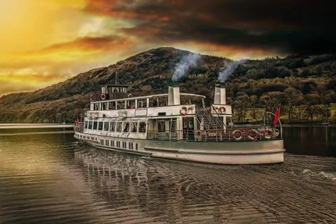 Teal on lake Stock Photos