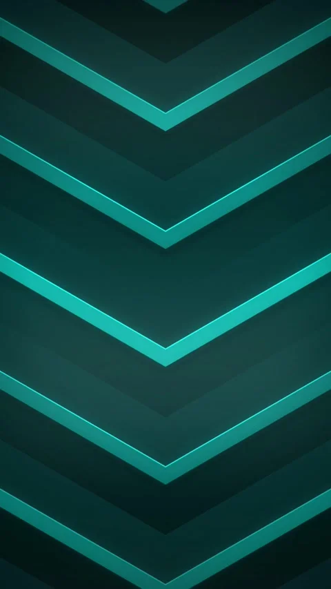 Teal layered chevron geometric pattern seamless loop motion background Stock Footage 346570926