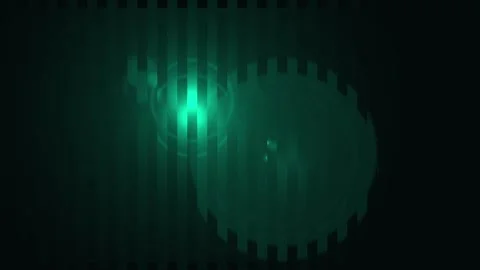 Teal Lens Flare Pulse with Subtle Light Streaks in Dark Cinematic Motion Video stock 342508076