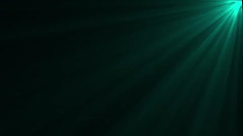 Teal light rays shining from top corner. Vidéo 331897316
