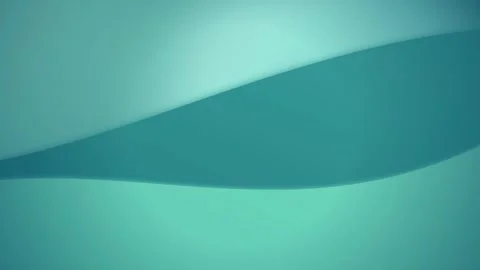A teal liquid wave shape flows in a seamless loop Stock Footage 341274680
