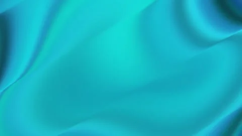 Teal Liquid Waves Smooth Minimal Motion Background Loop Video stock 342493590