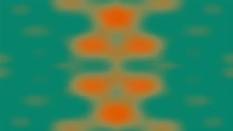 Teal Orange Abstract Fluid Pattern With Soft Organic Morphing Shapes 스톡 동영상 343468508