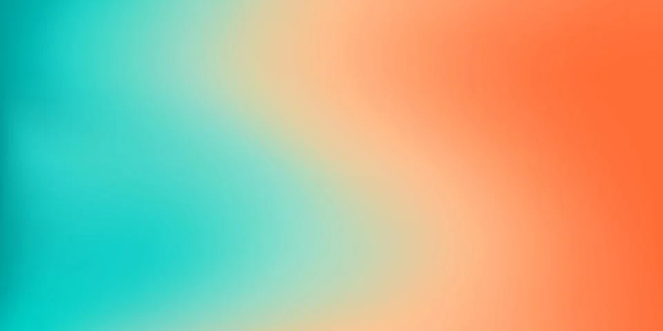 Teal orange gradient background with soft colors イラスト素材