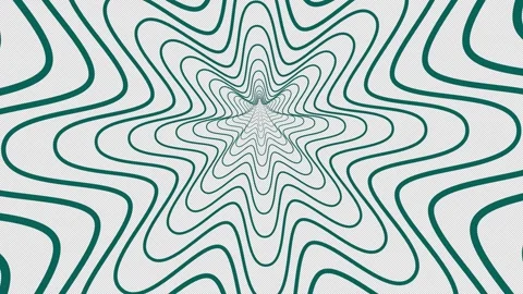 Teal Organic Line Loop for Calm Psychedelic Background Vídeos de archivo 347140452