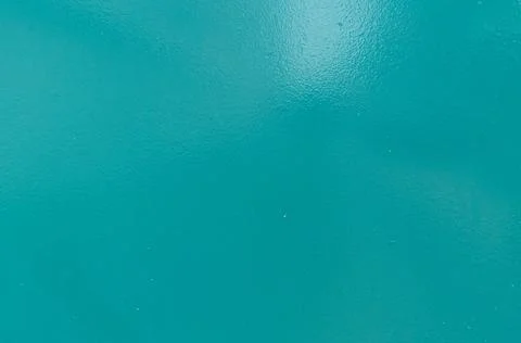 Teal Painted Metal Panel Surface with a Smooth Glossy Finish Fotos Stock