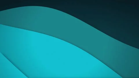 Teal paper cutout waves seamless looping motion background Stock Footage 344318409
