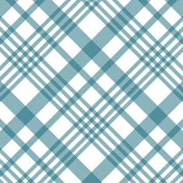 Teal plaid pattern fabric texture background Stock Illustration