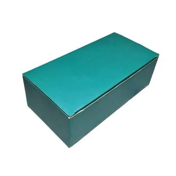 Teal Rectangular Gift Box 写真素材