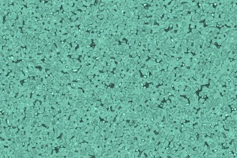 Teal, sea-green pattern with soft forms background texture Stock Illustration