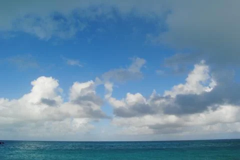 Teal sea Stock Photos