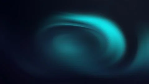 Teal swirl on dark background Stockillustratie
