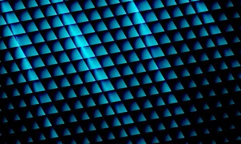 Teal triangle pattern abstract background layered faceted triangles with glossy イラスト素材