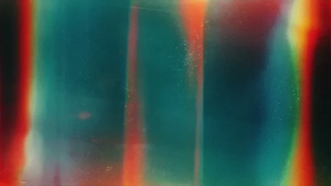 Teal Vertical Film Burn Overlay Video stock 328229341