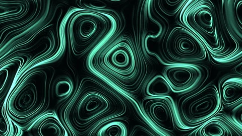 Teal waves a dynamic black and teal pattern resembling rippling water 스톡 동영상 253972859