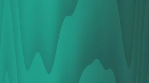 Teal wavy abstract background with gradient Stock Footage 300998641