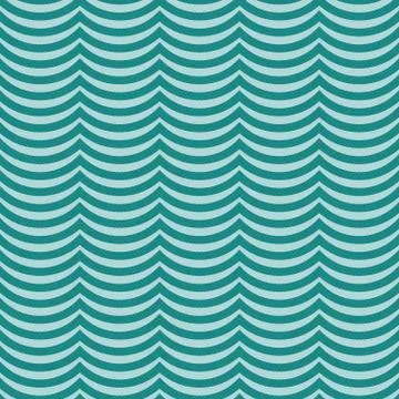 Teal Wavy Stripes Tile Pattern Repeat Background Illustrazione stock