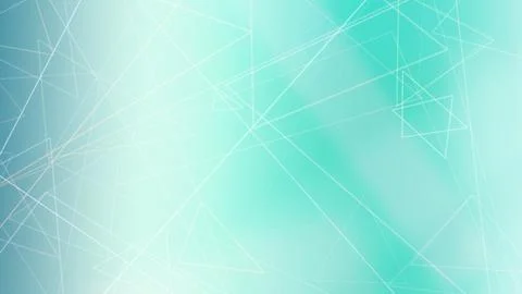 Teal-to-white abstract network lines intersect sharply across a bright back.. Stock Illustration