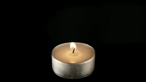 Tealight Candle 01 Stock Footage 10572833