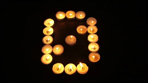 Tealight Candle Number Zero 動画素材 66768939