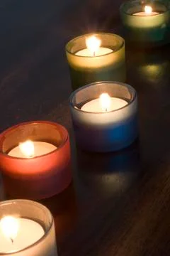 Tealights Stock Photos