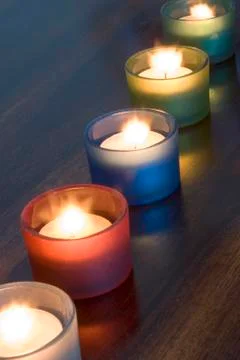 Tealights Stock Photos