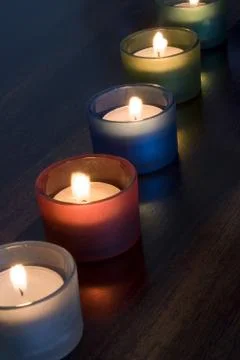 Tealights Stock Photos