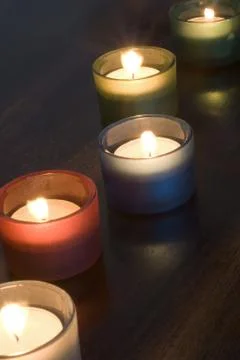 Tealights Stock Photos