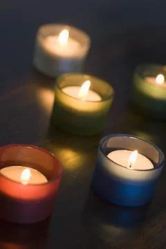 Tealights Stock Photos