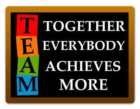 Team achievement Stock-Illustration