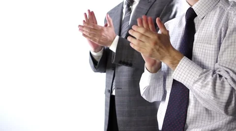 Team applauding 스톡 동영상 7744543