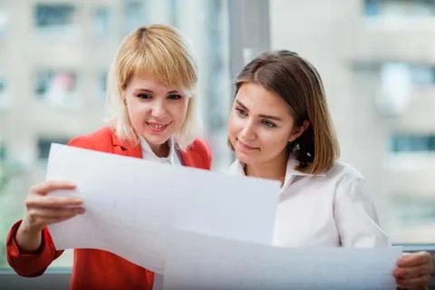 Team of architects working in the office Stock Photos