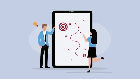 Team brainstorm or competitor analysis, business success Stock Footage 255651905