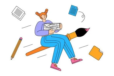 Team Brainstorming and Idea Generation Session Illustration Stock Illustration