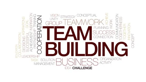 Team building animated word cloud, text ... | Stock Video | Pond5
