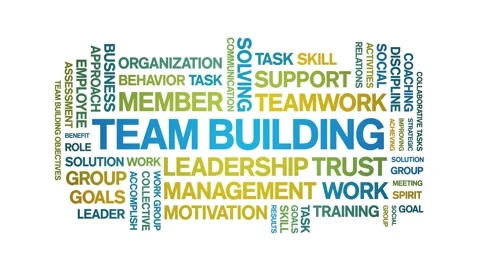 Team Building animated word cloud,animat... | Stock Video | Pond5