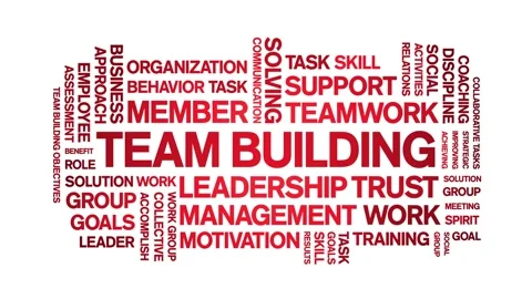 Team Building animated word cloud,animat... | Stock Video | Pond5