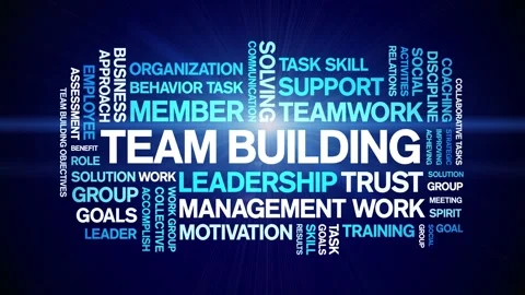 Team Building animated word cloud,animat... | Stock Video | Pond5