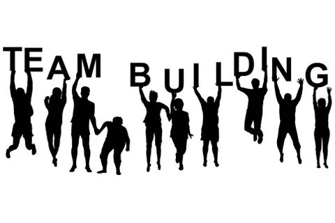 Team building concept Illustrazione stock