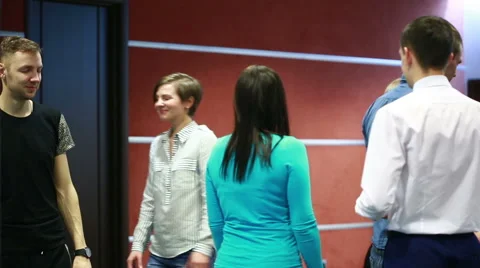 Team building, group discussion or therapy. people perform an exercise Stock Footage 61940865
