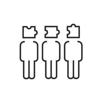 Team Building Icon Stock Illustration