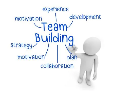 Team building 库存插图