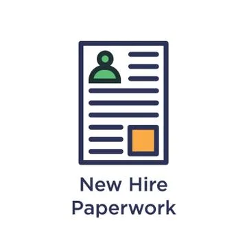 Team Building, Teamwork, &amp; Connectivity Icon Set with Stick Figures &amp; New Hir Stock Illustration