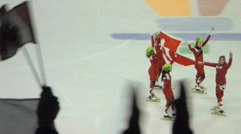 Team Canada Wins Stock-Footage 646905