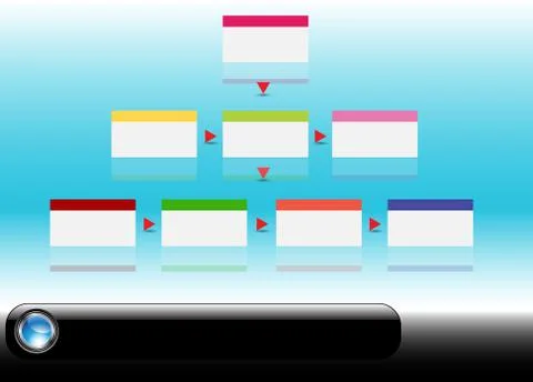 Team chart Stock Illustration