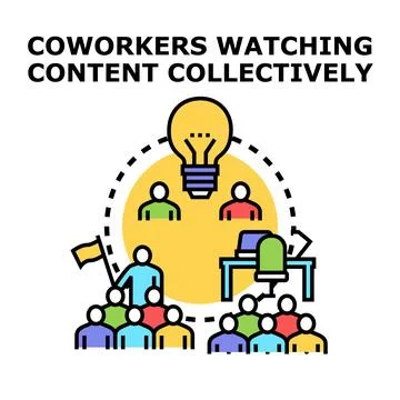 Team collaborating and developing ideas collectively イラスト素材