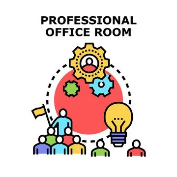 Team collaboration generating business ideas and innovation concept Stock Illustration