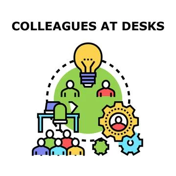 Team collaboration generating innovative ideas for business development 스톡 일러스트
